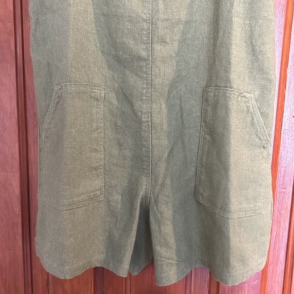 Old Navy green linen romper size 5T unworn - Picture 2 of 4